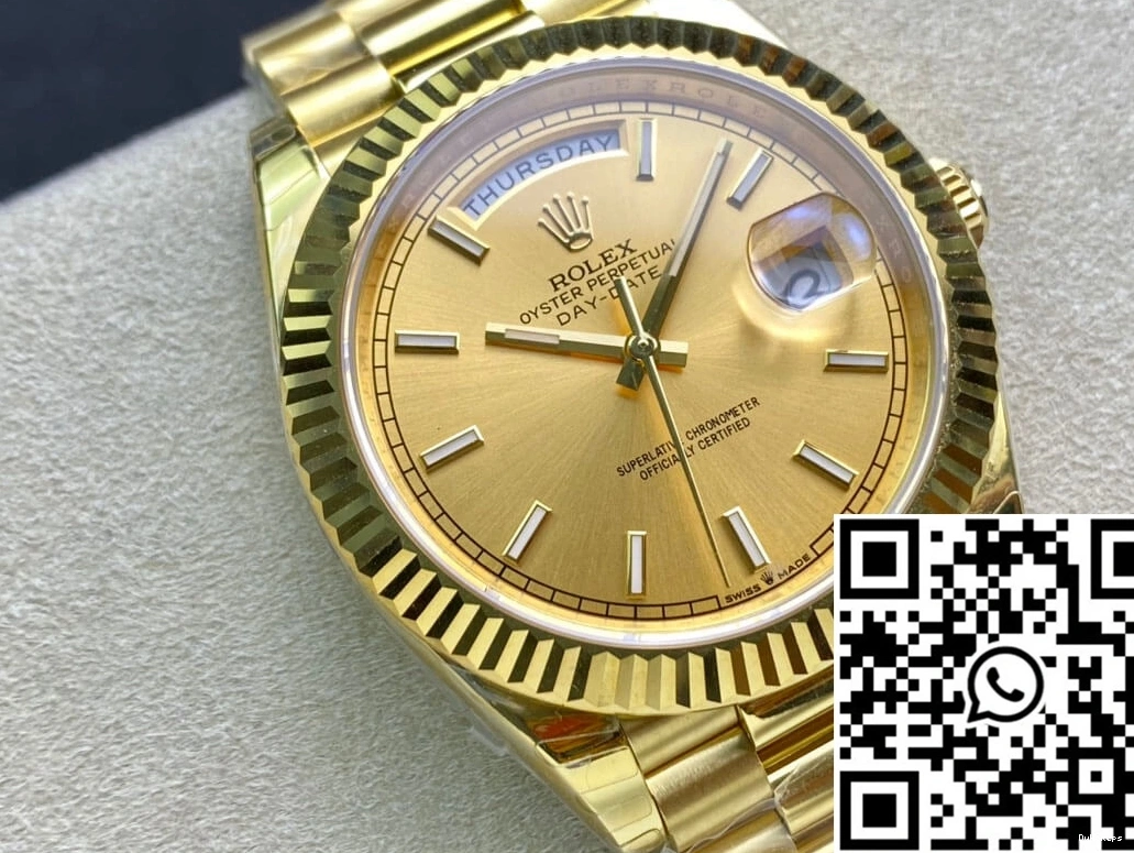40MM Rolex Day Factory M228238-0003 Dial Date Gold EW 0714